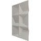 Ekena Millwork 19 5/8in. W x 19 5/8in. H Stratford EnduraWall Decorative 3D Wall Panel Covers 2.67 Sq. Ft. WP20X20STCGH - alternate 2
